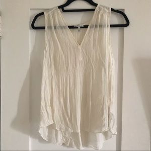 JOIE Women’s Silk Blouse Cream / White Size Small